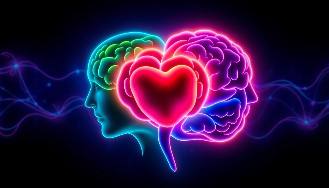 Visual of the three brains in 3 Brains Intelligence©™ system: head, heart, and gut collaborating to enhance decision-making and leadership skills.
