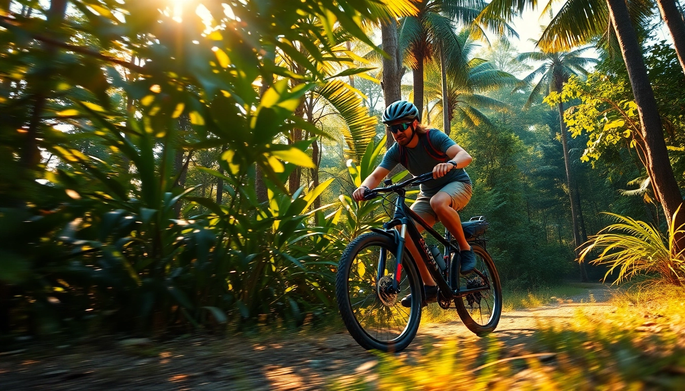 Trek mountain bike navigating lush forest trail during daylight, highlighting adventure and durability for cycling enthusiasts.