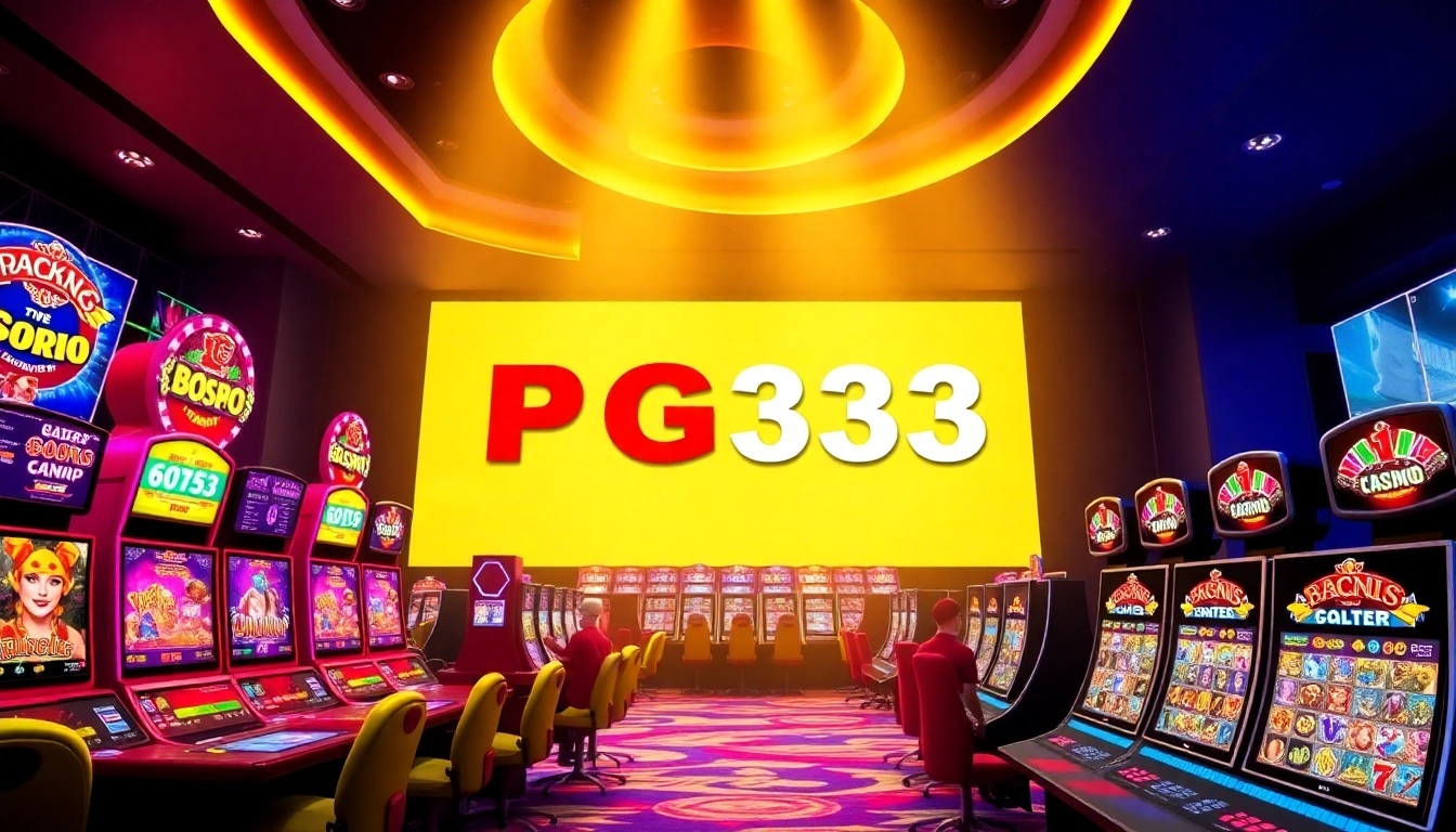 PG333 online casino platform showcasing popular slot games and secure user interface for seamless betting experience.