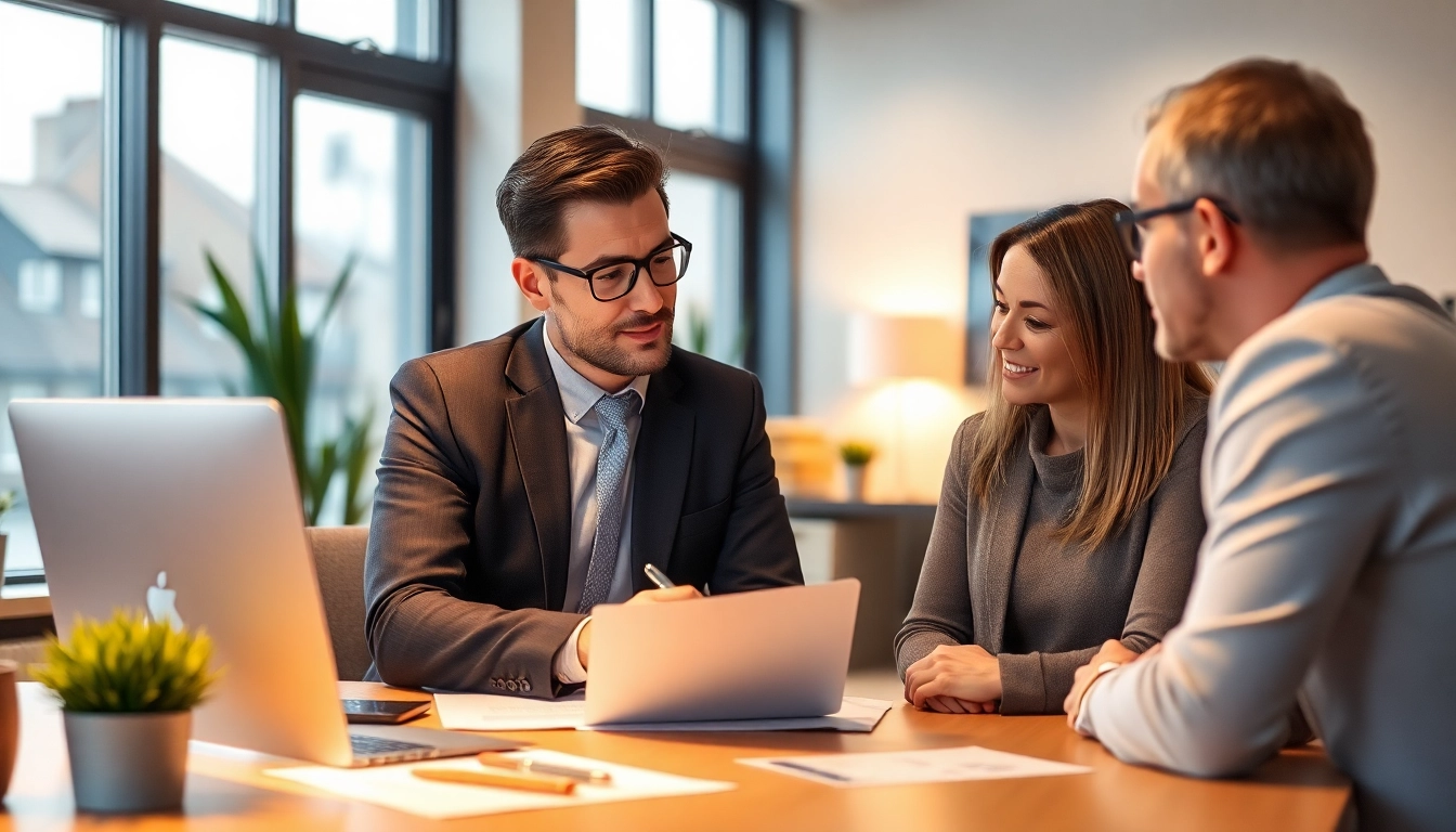 Experienced Immobilienmakler Grevenbroich offers expert property advice in a bright, professional environment.