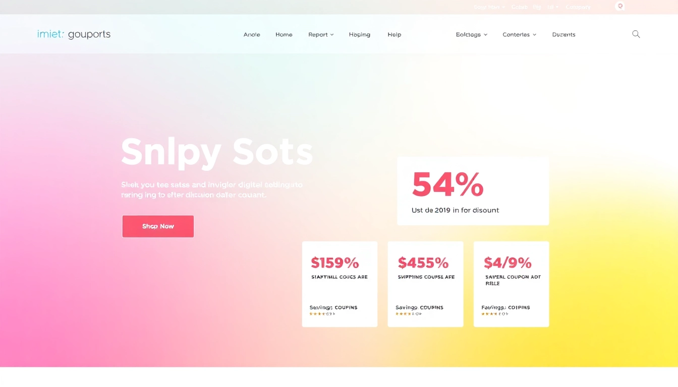 NejlepsiKupony.cz showcases a vibrant shopping coupons page with eye-catching discounts and savings