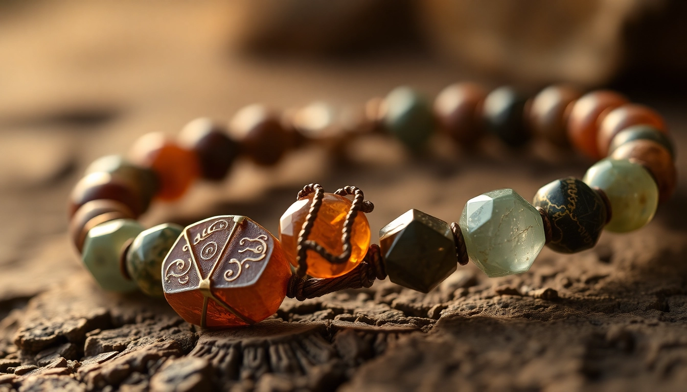 Elegant bransoletka znak zodiaku with natural stones and zodiac symbols for stylish accessories