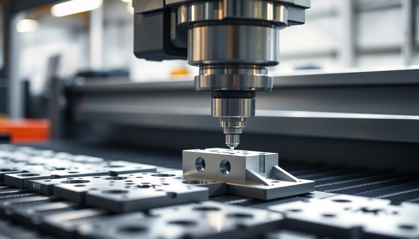 Professional CNC machining of aluminum for precision frezowanie components in a modern workshop