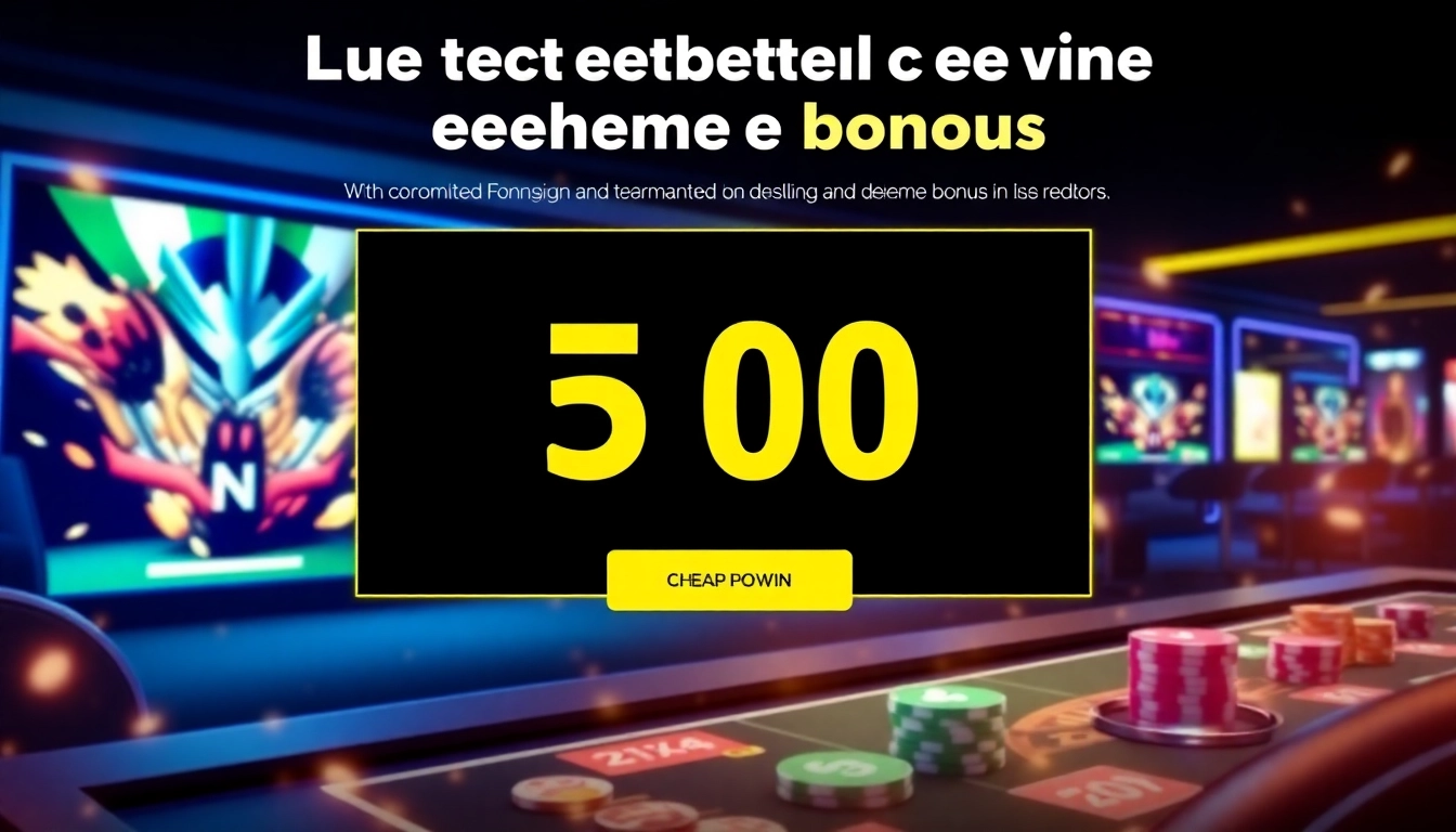 Professional casino scene highlighting deneme bonusu promotions and live gambling action for