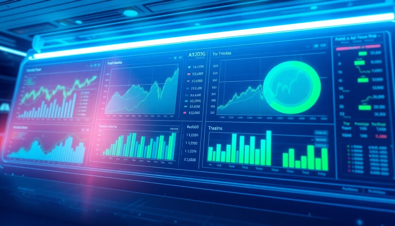 Aicoin blockchain platform displaying AI market data charts and analysis for investors