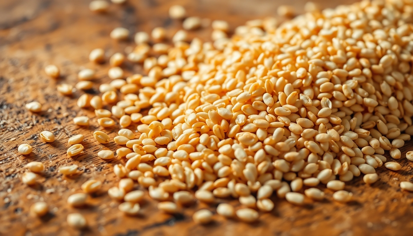 High-quality sesame seeds in a bowl highlighting their size and texture for premium spice products